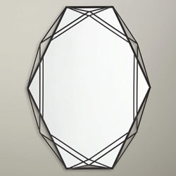 Umbra Prisma Wall Mirror, 43 x 57cm Black